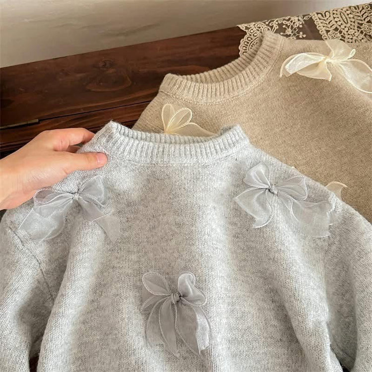 🎀 Kids Bow Sweater Preorder🎀