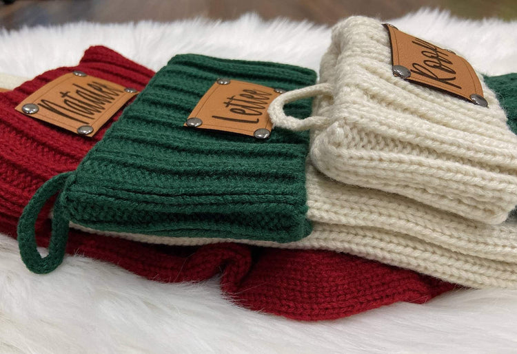 🎄🎅🏼Personalized Patch With Buttons Christmas Stocking Preorder🎅🏼🎄