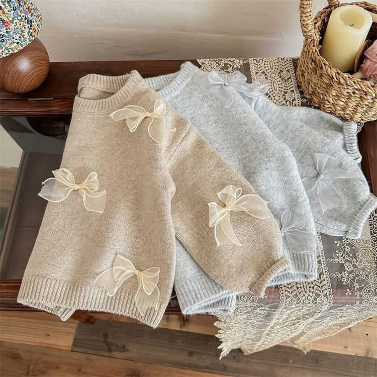 🎀 Kids Bow Sweater Preorder🎀