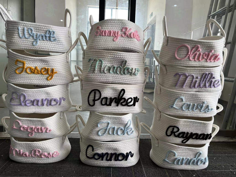 💫🍼Personalized Baby Name Basket Preorder🍼💫
