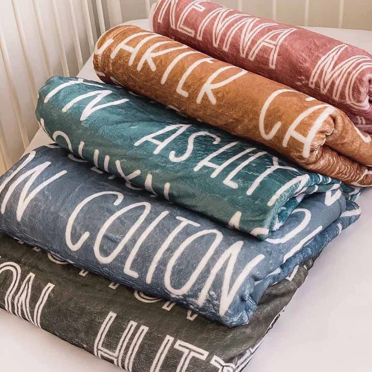💫Personalized Baby/Kid Blanket 50x60 Preorder💫