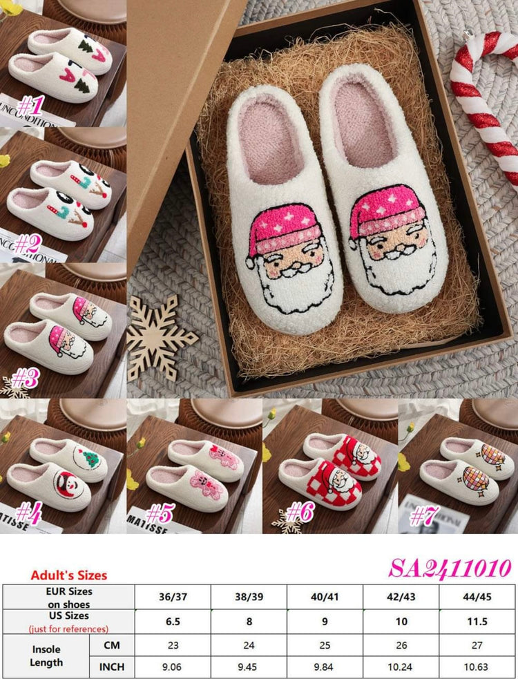 🎄Christmas Adult Slippers Preorder🎄