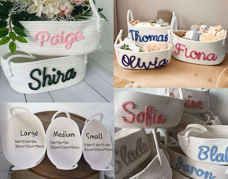 💫🍼Personalized Baby Name Basket Preorder🍼💫