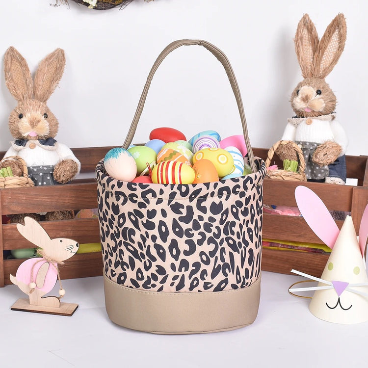 RTS Blank Cheetah Print Easter Basket