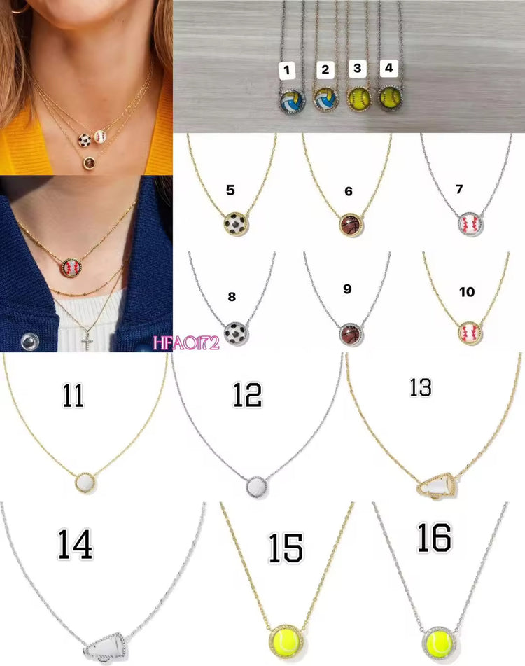 ⚽️Sports Necklace Preorder⚽️