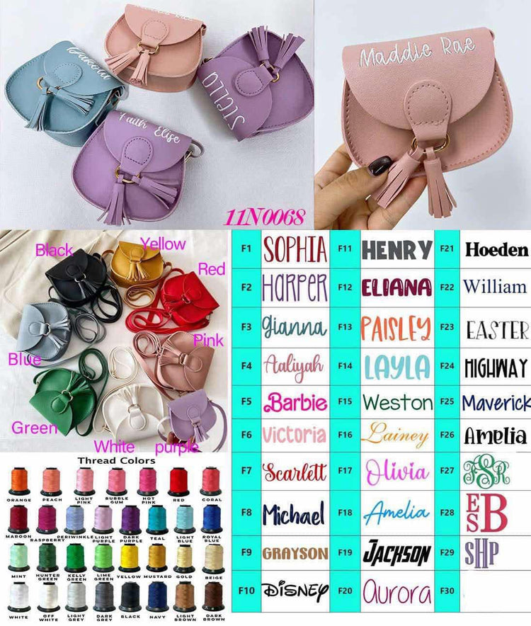 💫👛Personalized Kid Purse Preorder👛💫