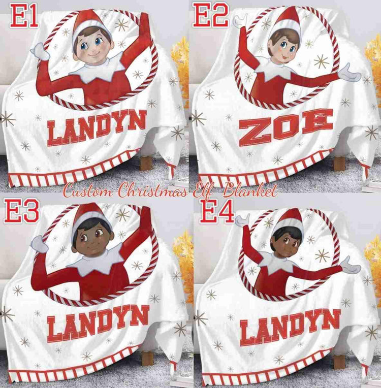 🎅🏼Christmas Elf Blanket 50x60 Preorder🎅🏼