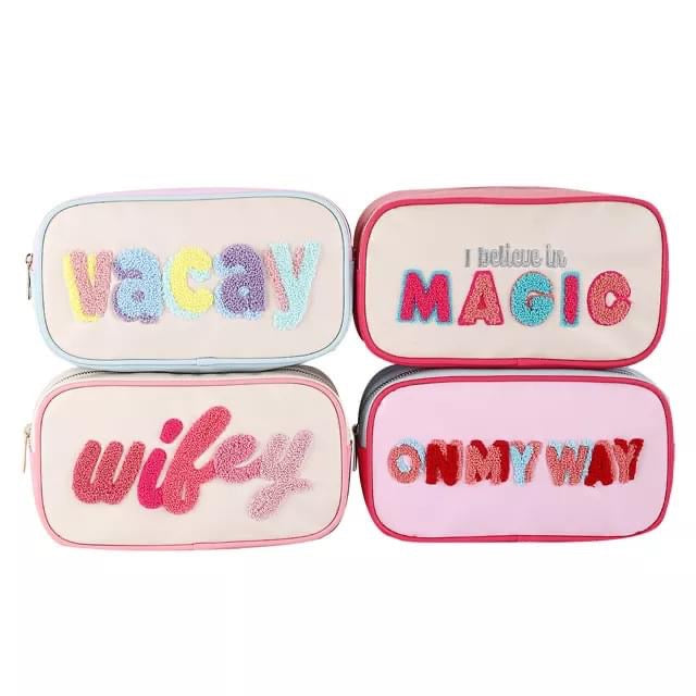 Women’s Patch Makeup Bag Preorder