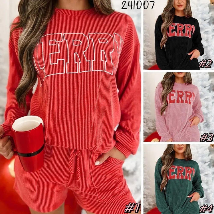 🎄Merry Long Sleeve Pajama Set Preorder🎄