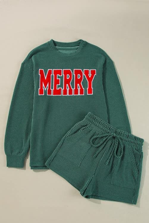 🎄Merry Long Sleeve Pajama Set Preorder🎄