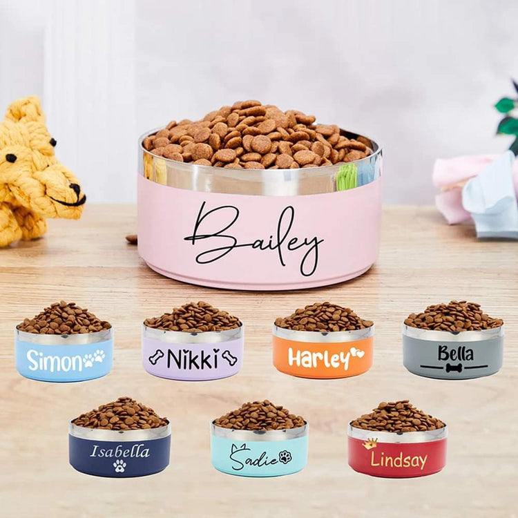 🐾Personalized Stainless Steel Pet Bowl Preorder🐾