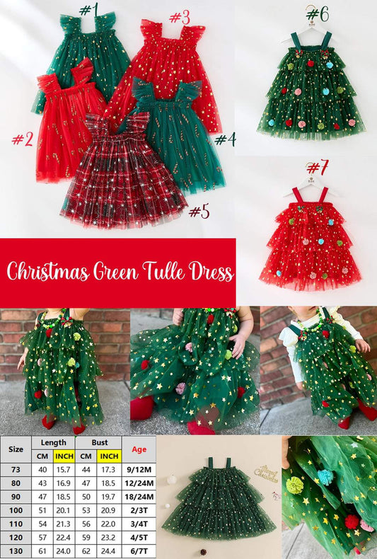 🎄Toddler & Girl Christmas Dress Preorder🎄