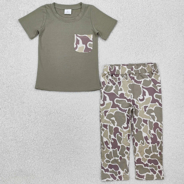 Boy Camo Outfit Set Preorder