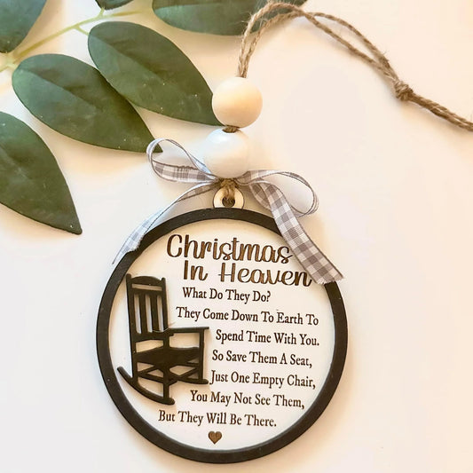 Christmas In Heaven Christmas Ornament