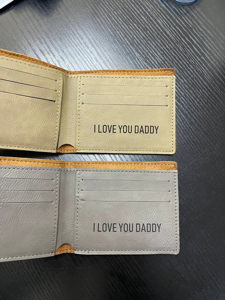 Engraved Personalized Men’s Wallets